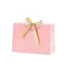 10pcs Paper Bag for Gift with Ribbon Shopping Clothing Store Craft Paper Bag Shipping Package view 1