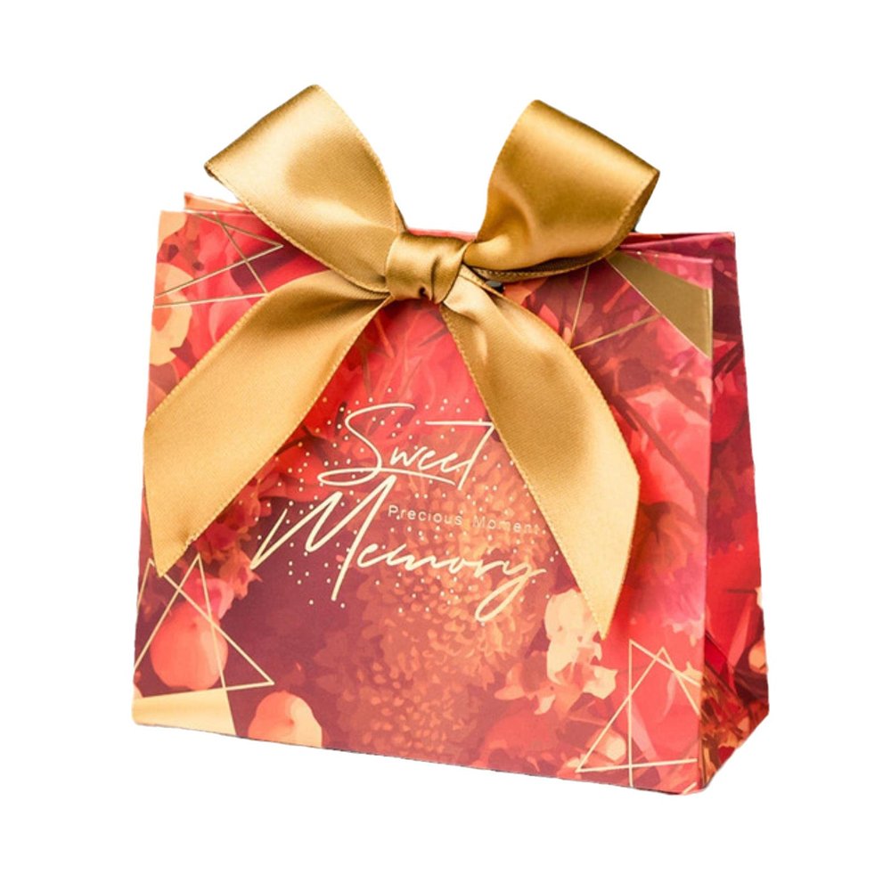 Packaging Gift Box Kraft Paper Bag Candy Boxes Flower Bags Thank You Wedding Cookie Birthday Party DecorationSize:11.5x4.5x10cm