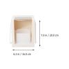 3pcs Flower Gift Paper Boxes Clear Window Transparant Square Shape Portable Gift Packing Boxes Flower Packing Boxes Flower Bags view 3