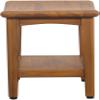 18" Sumba-Bjon Solid Top Teak Shower Bench view 2