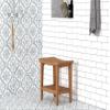 18" Sumba-Bjon Solid Top Teak Shower Bench view 4