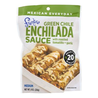 3 Case,Frontera Foods Green Chile Enchilada Sauce - Green Chile - Case of 6-8 oz.6