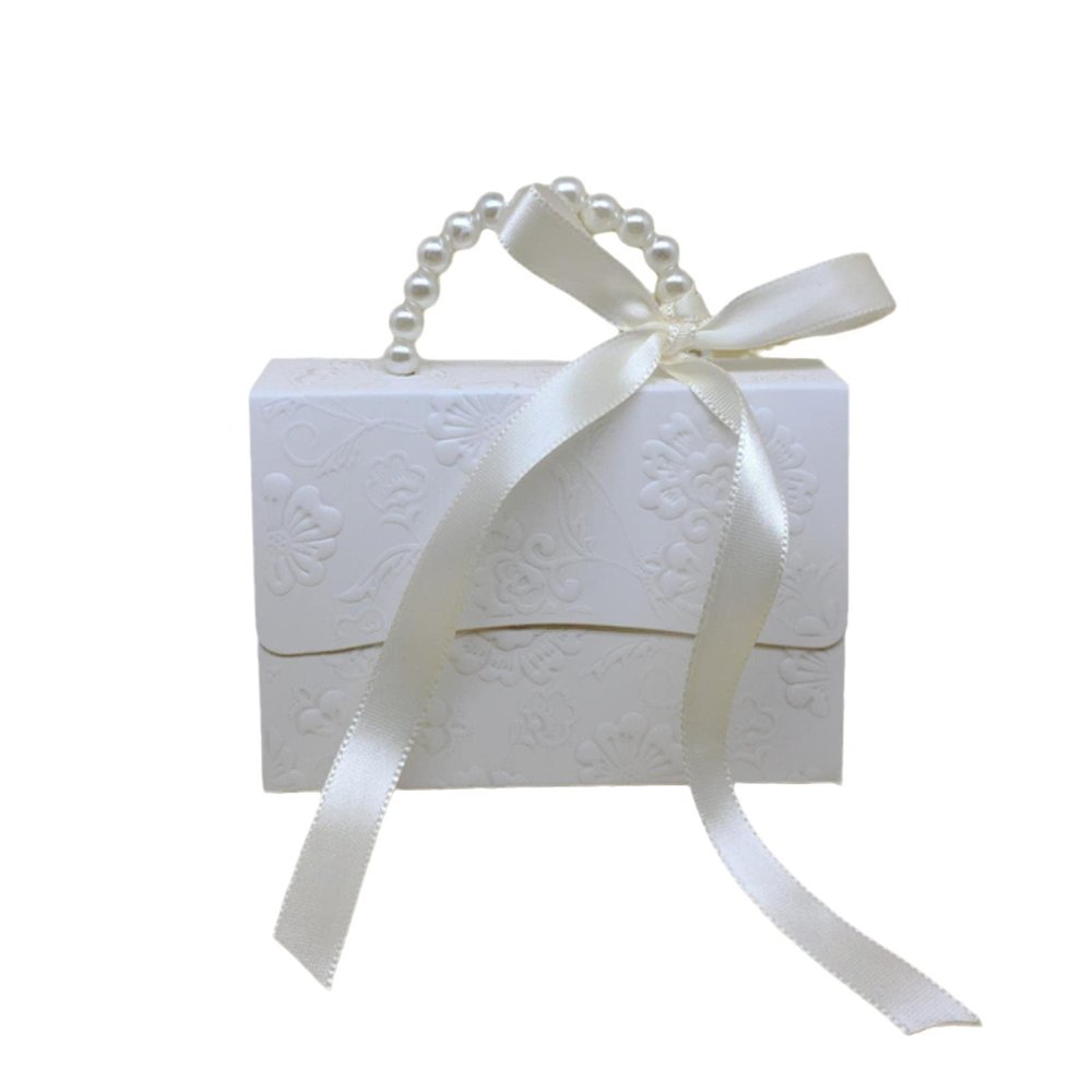 10pcs/lot Portable Party Wedding Favor Gift Boxes Chocolate Treat Candy Gift Bag Baby Shower Birthday Party Decoration