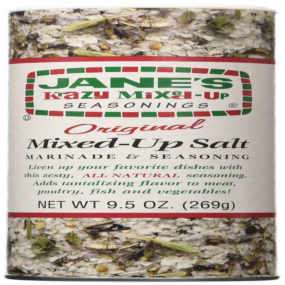 2 Pack of 2, Jane's Krazy Mixed-Up Original Salt Blend, 9.5 Ounce
