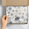 Printed Winter Christmas Unfolded Gift Tissue 20" x 30", Fancy Flakes (240 Sheets) view 4