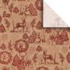 Printed Winter Christmas Unfolded Gift Tissue 20" x 30", Winter Woods (240 Sheets) view 1