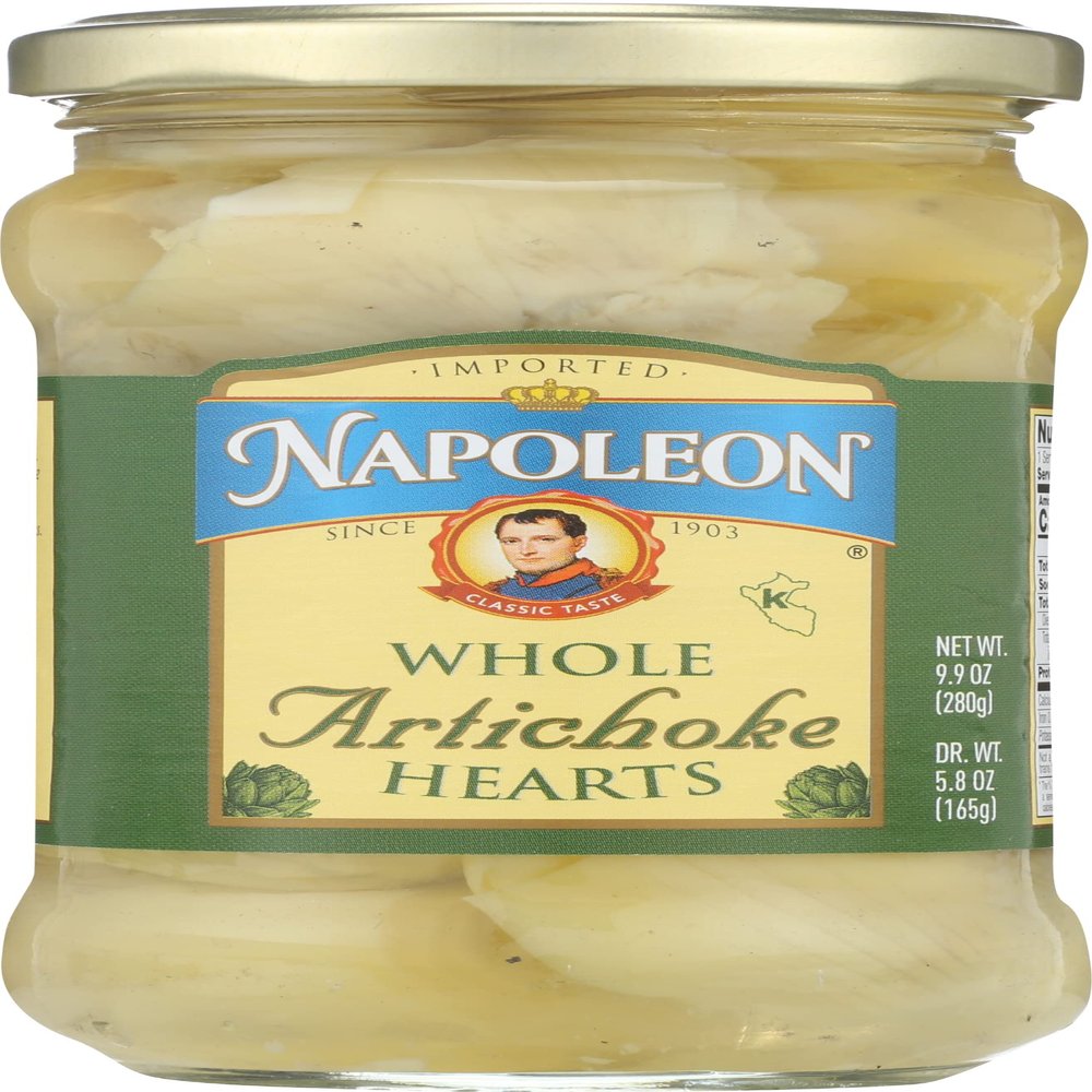 Napoleon Whole Artichoke Hearts, 9.9 Oz (Pack of 12)