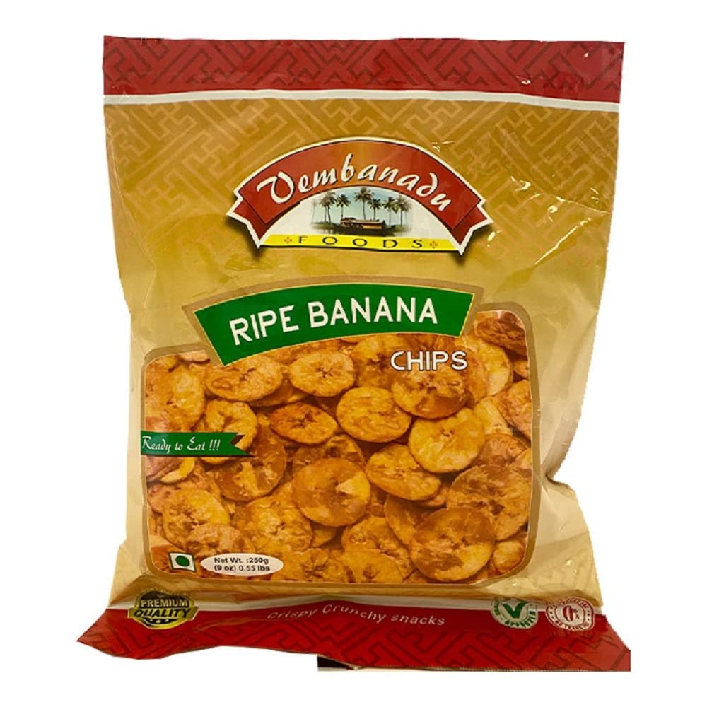 Ripe Banana Plantain Chips Indian Kerala Tea Snacks Crisp 250gms
