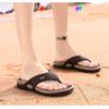 DSLED Massage Flip Flops for Men & Women, with Arch Support Summer Breathable Beach Shoes, Acupressure Sandals Massage Slippers, Relief Plantar Fasciitis Heel Arch Arthritis Pain, Khaki view 2