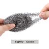 12Pcs Steel Wool Scrubber Pads for Cleaning Dishes, Pans, Pots, Ovens, Grills, Sinks - Stainless Steel Scrubbers for Kitchen, 12 Pack view 3