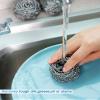 12Pcs Steel Wool Scrubber Pads for Cleaning Dishes, Pans, Pots, Ovens, Grills, Sinks - Stainless Steel Scrubbers for Kitchen, 12 Pack view 4