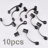 10pcs Black Caps Drinking Straw CAPS for 3/8" Diameter Straws view 4