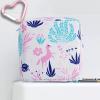 Adorable Pink Peri - Reusable Sanitary Napkin Pads Storage Bag Portable for Women Girls | Reusable | Zero Waste Period (White Unicorn) view 1