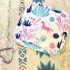 Adorable Pink Peri - Reusable Sanitary Napkin Pads Storage Bag Portable for Women Girls | Reusable | Zero Waste Period (White Unicorn) view 3
