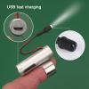 Earwax Remover Tool, Stainless Steel Led Thumb Lamps Ear Cleaner Lights Tool for Kids Adults Pets Ear Picking Lamp Adjustable Ear Lamps Lighting Angle USB Charging Ear Pick Lights Earwax Removal view 3