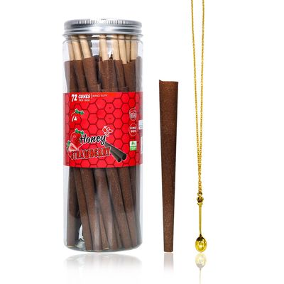 Gordon Cones - King Size Fruit Pre Rolled Cones, 72 Pack, Strawberry Flavored With Filter Tips