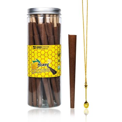 GORDON FLAVORED PRE ROLLING CONES | King Size Fruit Pre Rolled Cone With Filter Tips | 72 Pack | Mango Flavored