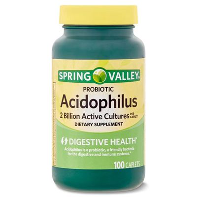 4 Top Care Probiotic Acidophilus Dietary Supplement, 100 Count, Pack of 1