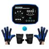 2PCS Rehabilitation Robot Gloves,Hemiplegia Finger Glove Rehabilitation Trainer Stroke Recovery Equipment for Left and Right Hand Promote Blood Circulation Resolve Stiff Hands (XL,Blue) view 1