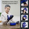 2PCS Rehabilitation Robot Gloves,Hemiplegia Finger Glove Rehabilitation Trainer Stroke Recovery Equipment for Left and Right Hand Promote Blood Circulation Resolve Stiff Hands (XL,Blue) view 3