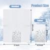 120 PCS Silver Foil Guest Napkins White Silver Polka Dots Paper Napkins Decorative Disposable Hand Towel Dinner Party Napkin for Birthday Wedding Party Holiday Celebration Bathroom view 2