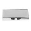 Abledance Travel Metal Pill Box Medicine Organizer Container Tray Box Case Storage 3 Slot, Silver, 60.0 grams, 2.1164 Ounce (167475) view 2