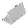 Abledance Travel Metal Pill Box Medicine Organizer Container Tray Box Case Storage 3 Slot, Silver, 60.0 grams, 2.1164 Ounce (167475) view 4