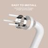 2 Pack 36 Inch Anti Slip Shower Grab Bar Oil Rubbed White 1.25" Diameter,Munzong Bathroom Grab Bar, Knurled Bathroom Balance Bar,Safety Hand Rail Support Handicap Elderly Senior Assist Bath Handle view 3
