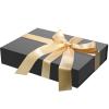 MOZRRO Gift Box 11.5 x 8.2 x 2.3 In Gift Boxes for Presents Magnetic Closure, Gift Boxes with Lids for Presents Birthday Luxury Jewelry T-shirts Gloves Scarves Books Clothes Candy, Gift Wrap - Black view 1