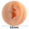 1 Pc Silicone Ear Model Reused Ear Displays Mould Used for Acupuncture Practice Training, Earrings, Headset Display Props(Color:Right Ear) view 4