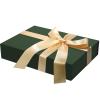 Gift Box with Lids, 11.5 x 8.5 x 2.3 In Magnetic Closure Collapsible Gift Boxes for wraps gifts of T-Shirts, Gloves, Scarves, Candy, Baby Clothes, Jewelry, Books, Comes with a Ribbon(Forest green) view 1