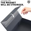 Gift Box 11.5 x 8.2 x 2.3 In Gift Boxes for Presents Magnetic Closure, Gift Boxes with Lids for Presents Birthday Luxury Jewelry T-shirts Gloves Scarves Books Clothes Gift Wrap - Gentleman Blue view 3