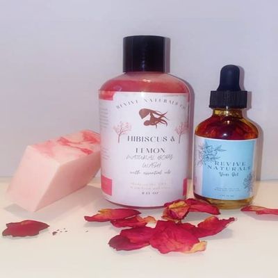 3 PCS Yoni Set Includes Yoni Essential Oil 2 oz, Yoni Body Wash 8oz, & Yoni Bar Soap 4 oz. Formulated for Feminine Care, All Natural, PH Balance for Women, Eliminates Odor & Hydrates Skin (Love Spell, 8 oz)