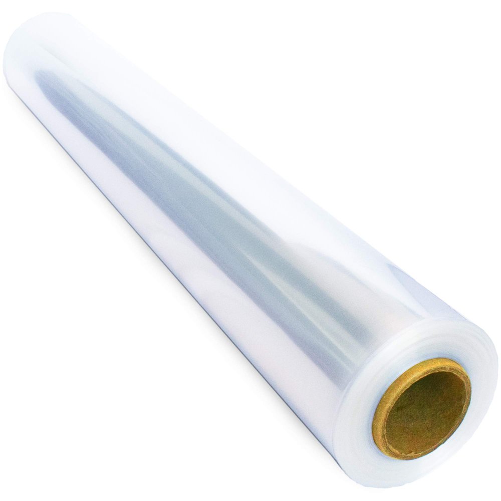 FIESTA WRAPS Clear Cellophane Wrap Roll (16 in x 220 ft) - Cellophane Roll - Clear Wrapping Paper to Wrap Gift Baskets - Gift Basket Wrapping Supplies - Papel Celofan