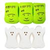 Sweetzo Halloween 2025 Marshmallow Candies, Monster and Ghost Shaped Marshmallows for Cupcake and Dessert Topping (Pack of 4) view 3