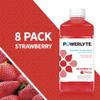 POWERLYTE Sport Hydration Electrolyte Solution Drink for Rehydration | Strawberry | 1 Liter | 8-Pack view 2