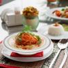 Silver Rimmed White Bowls - 5 ounce - 50 Count - Hard Plastic - Disposable or Reusable - Dessert - Salad - Cereal - Pasta Bowls - Ideal for Weddings, Parties, Gatherings, Events &More! view 2