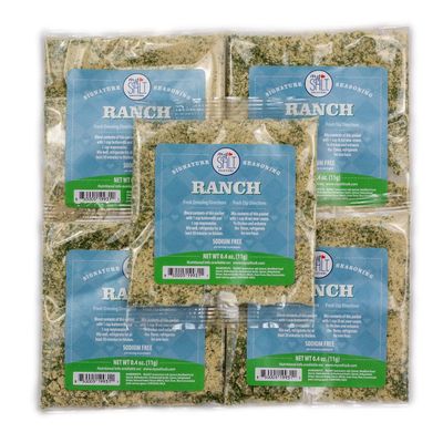 MySALT Ranch Dressing Mix  5 Pack  Sodium-Free Seasoning  Restaurant-Style Ranch Flavor for Low-Sodium Homemade Dip or Dressing
