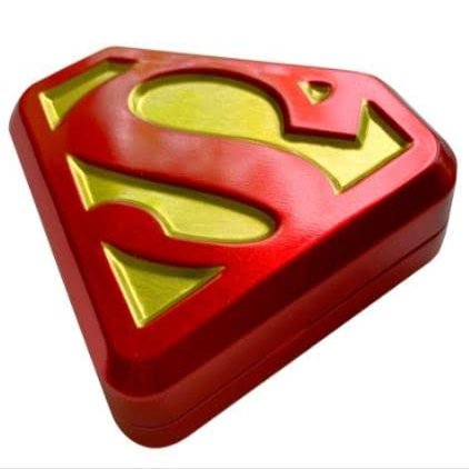 Superman S-Shield Sours - Superman S Emblem Logo Collectible Candy Tin - Sour Cherry Flavored Candy