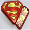 Superman S-Shield Sours - Superman S Emblem Logo Collectible Candy Tin - Sour Cherry Flavored Candy view 3