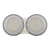 HAHIYO Contact Lens Case Box Holder Diameter 25mm Durable Leakproof Light Convenient Left/Right Eyes Contact Lens Container Soak Storage Kit For Storing Small items Travel Clear Black 5 Pack view 4