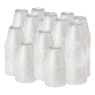 [2000 Count - 1 oz.] Perfect Stix Disposable Graduated Plastic Medicine Cups - For Mixed Pills, Medication Measuring, Resin Mixing, Mouthwash