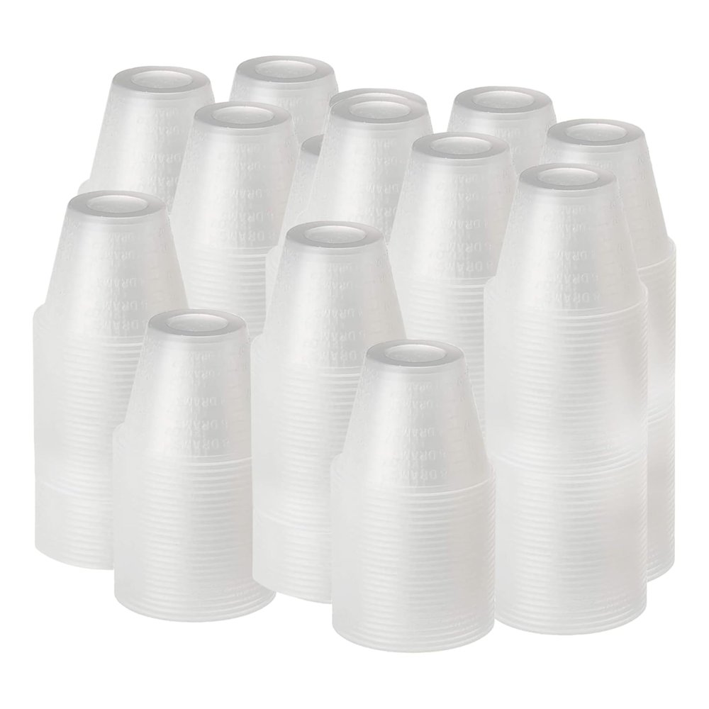 [2000 Count - 1 oz.] Perfect Stix Disposable Graduated Plastic Medicine Cups - For Mixed Pills, Medication Measuring, Resin Mixing, Mouthwash