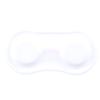 HAHIYO Contact Lens Case Box Holder Diameter 25mm Durable Leakproof Light Convenient Left/Right Eyes Contact Lens Container Soak Storage Kit For Storing Small items Travel Acrylic Clear Pink 5 Pack view 4