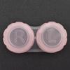 HAHIYO Contact Lens Case Box Holder Diameter 24mm Durable Leakproof Light Convenient Left/Right Eyes Contact Lens Container Soak Storage Kit For Storing Small items Travel Clear Pink 5 Pack view 3