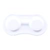 HAHIYO Contact Lens Case Box Holder Diameter 25mm Durable Leakproof Light Convenient Left/Right Eyes Contact Lens Container Soak Storage Kit For Storing Small items Travel Acrylic Clear Black 5 Pack view 4