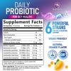 Probiotic Gummies 5 Billion CFU - Top 6 Pro Biotic Strains - Daily Probiotic Gummy Supplement for Women, Men & Teens - Natural Digestive Health, Good Gut & Immune Support - Orange Flavor - 60 Count view 2
