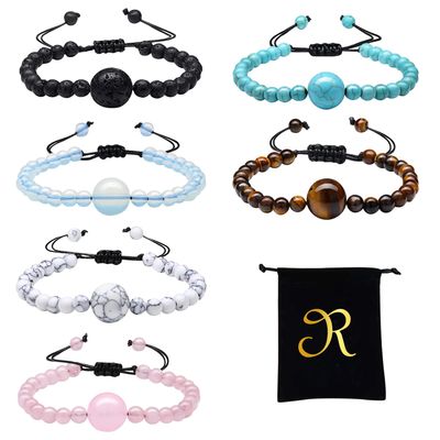 6 Anti Nausea Wristband Motion Sickness Bracelet Adjustable with Travel Bag Sea Bands for Pregnancy Acupressure Seasickness Wristband Adult and Kids Size Double Rope Extra Tight