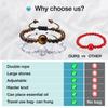6 Anti Nausea Wristband Motion Sickness Bracelet Adjustable with Travel Bag Sea Bands for Pregnancy Acupressure Seasickness Wristband Adult and Kids Size Double Rope Extra Tight view 2