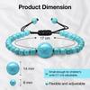 6 Anti Nausea Wristband Motion Sickness Bracelet Adjustable with Travel Bag Sea Bands for Pregnancy Acupressure Seasickness Wristband Adult and Kids Size Double Rope Extra Tight view 3